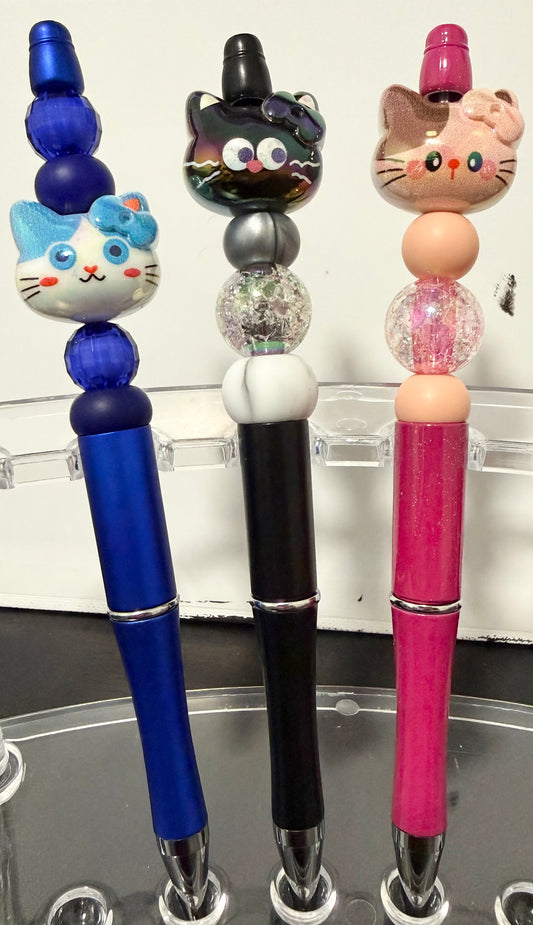 Kitty Beaded Pen