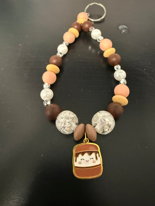 Squishmallow S’more Beaded Phone Chain